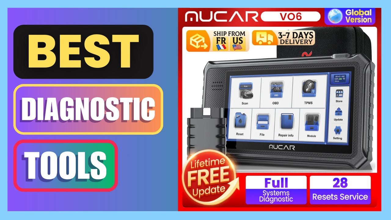 Best THINKCAR MUCAR VO6 Professional Car Diagnostic Tools Review