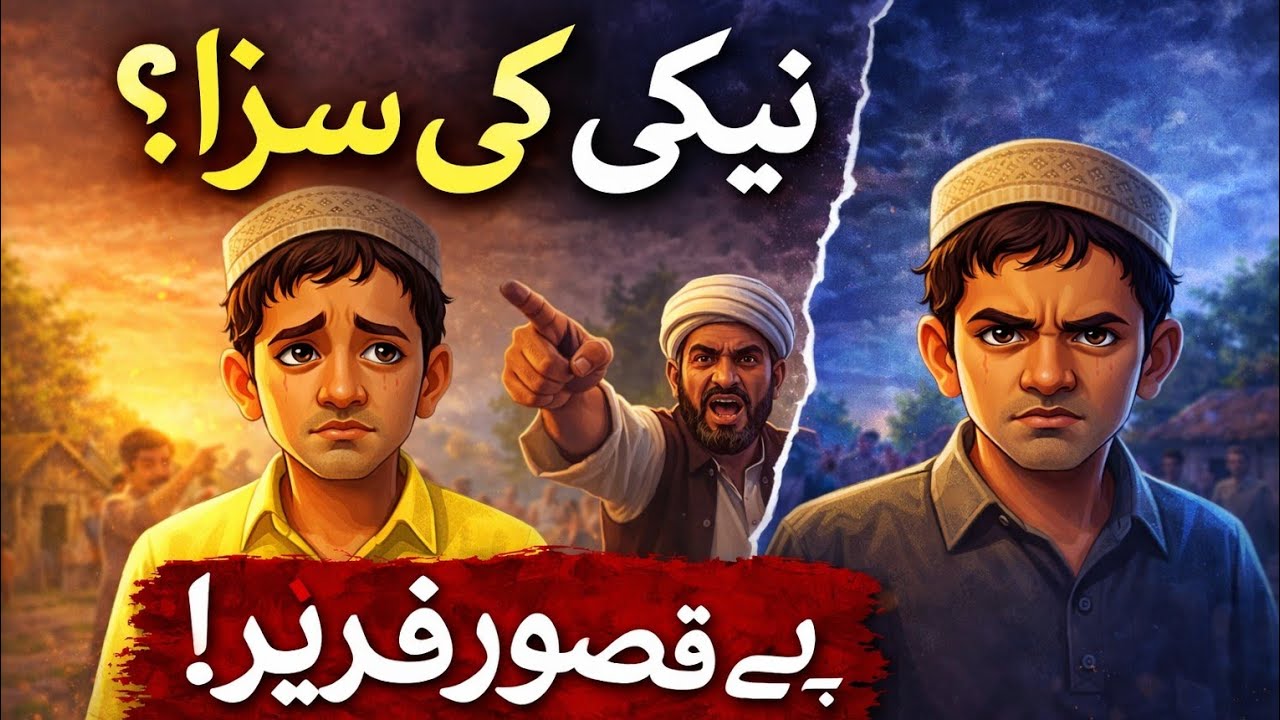 🔥 “Neki Ki Saza? | Beqasoor Fareed Ki Dardnaak Kahani 😱 | Full Long Cartoon Story |