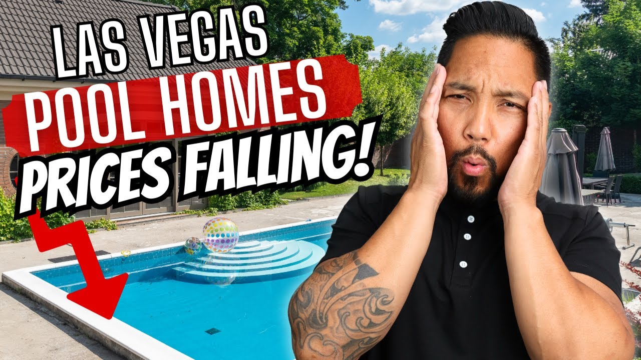Inside 2 Beautiful Pool Homes For Sale in Las Vegas As Prices Continue to Fall! Are they worth it?