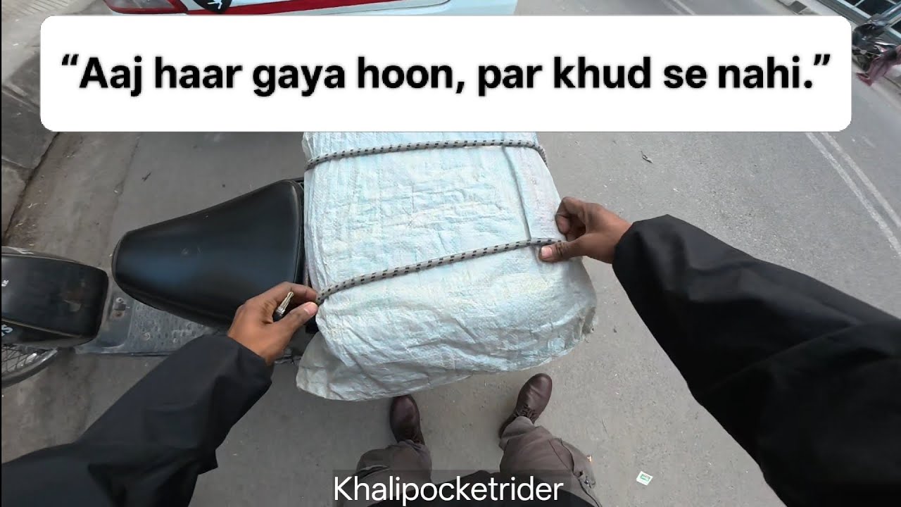 “Aaj haar gaya hoon, par khud se nahi.”  @KhaliPocketRider 