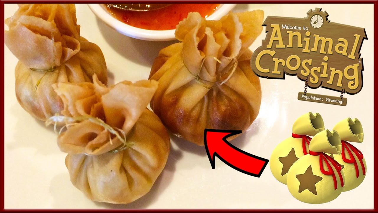 Animal Crossing | How To Wonton Bell Bags | Cucco's Kitchen