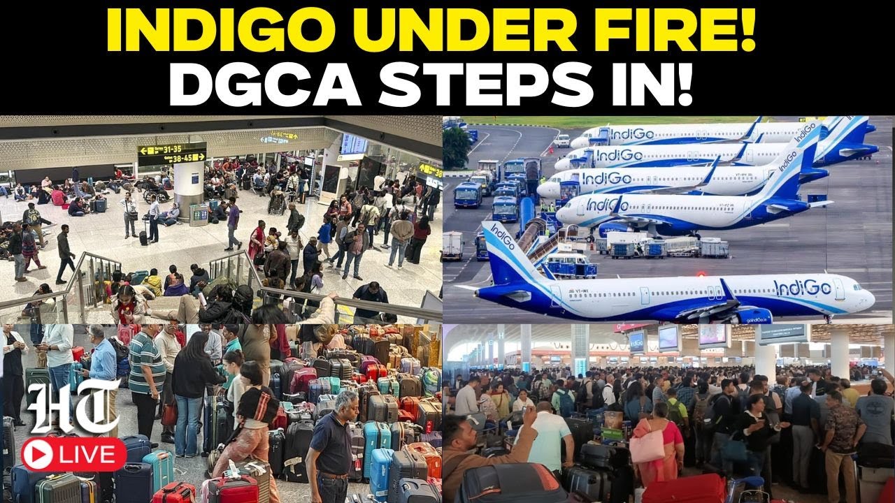 IndiGo Flights Cancelled LIVE |  DGCA Withdraws Pilot Rest Rule After 1000 Flight Cancellations