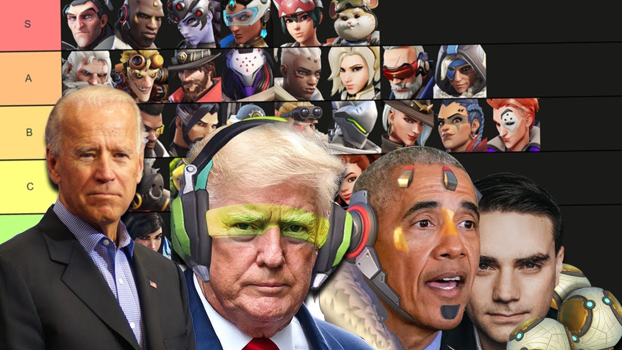 Trump, Biden, and Obama make an Overwatch Tier List (ft. Ben Shapiro)