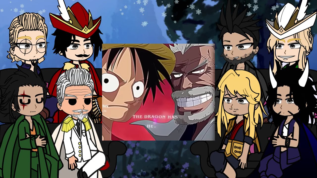 👒 Old Era Reacts To God valley & Dragon  | Gacha Club | One piece react 👒