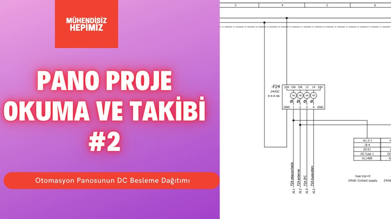 ELEKTRİK PANO PROJESİ OKUMA VE TAKİBİ #2 (OTOMASYON PROJESİ)
