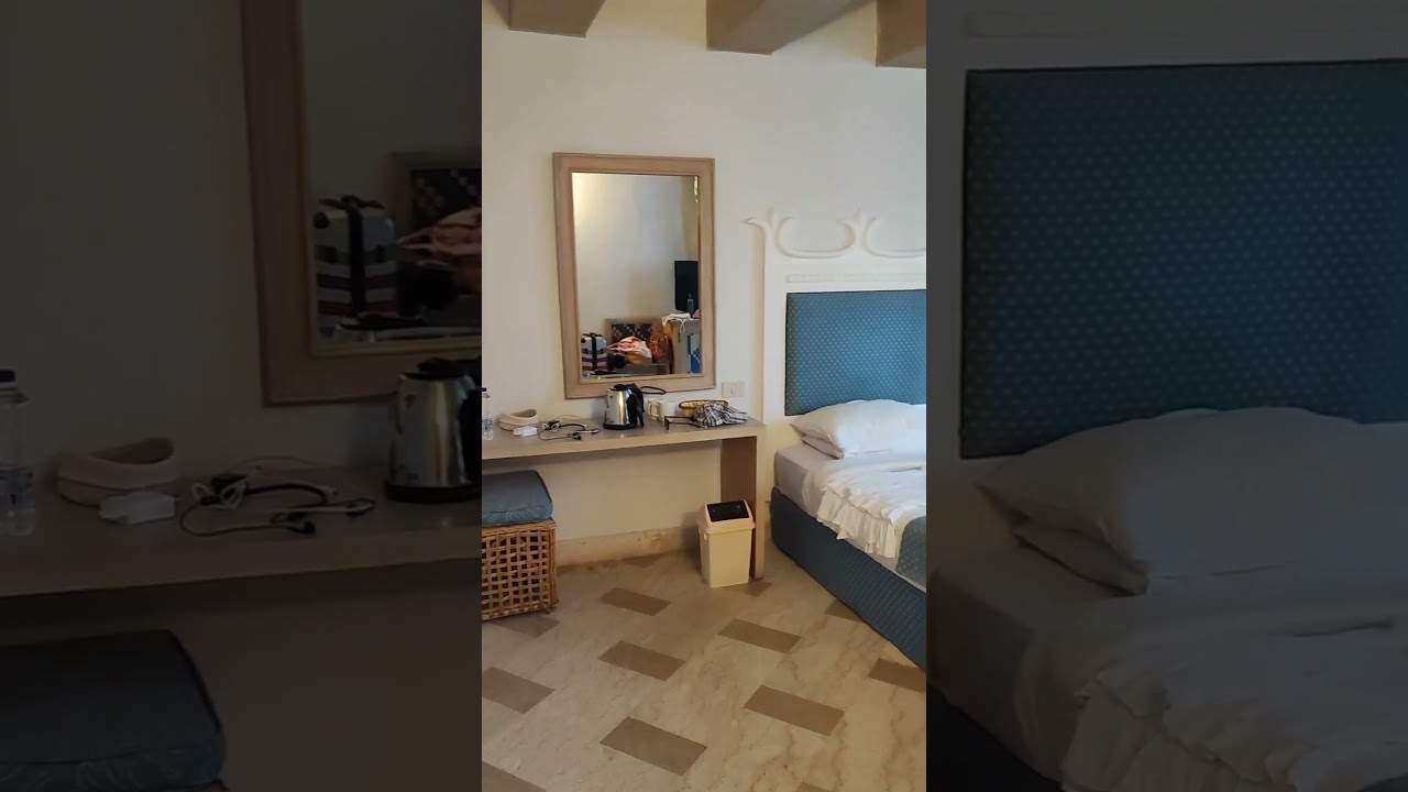 Обзор номера с боковым видом на море, The Grand Hotel Шарм-Эль-Шейх