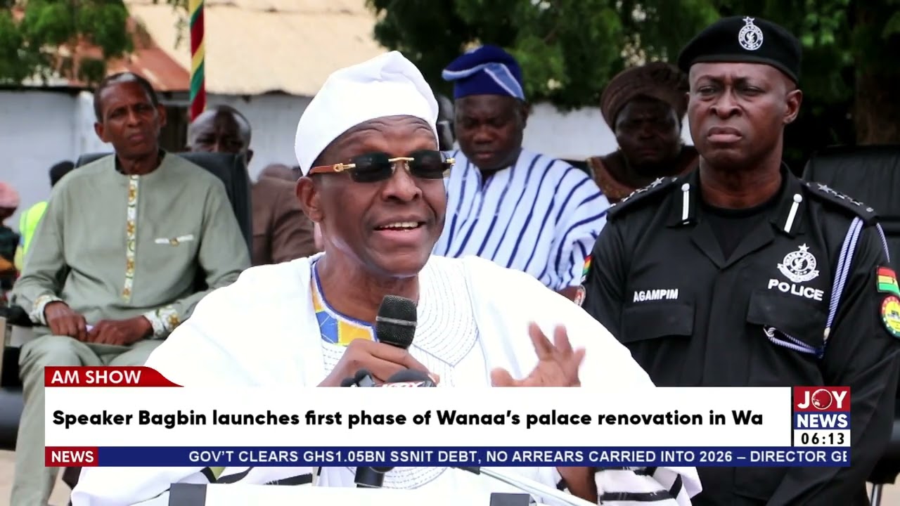 Speaker Bagbin launches first phase of Wanaa's palace renovation in Wa