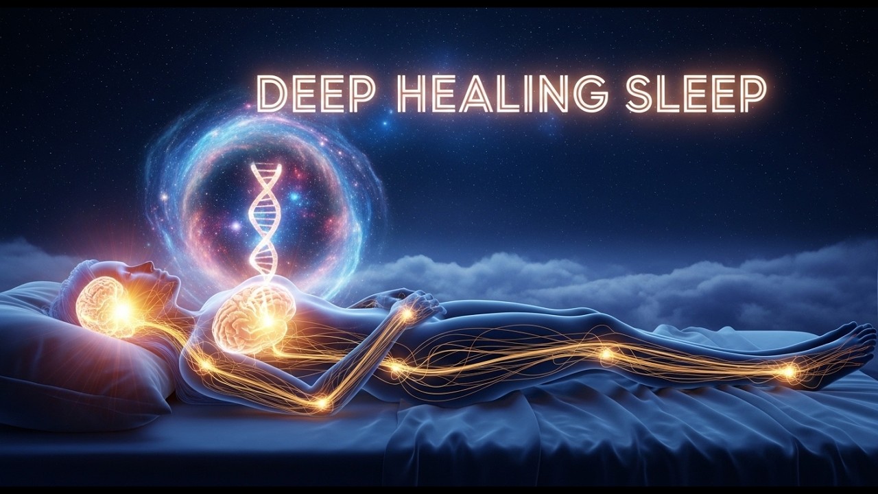 Healing Aura Sleep Music 💫 Stress Relief & Rest
