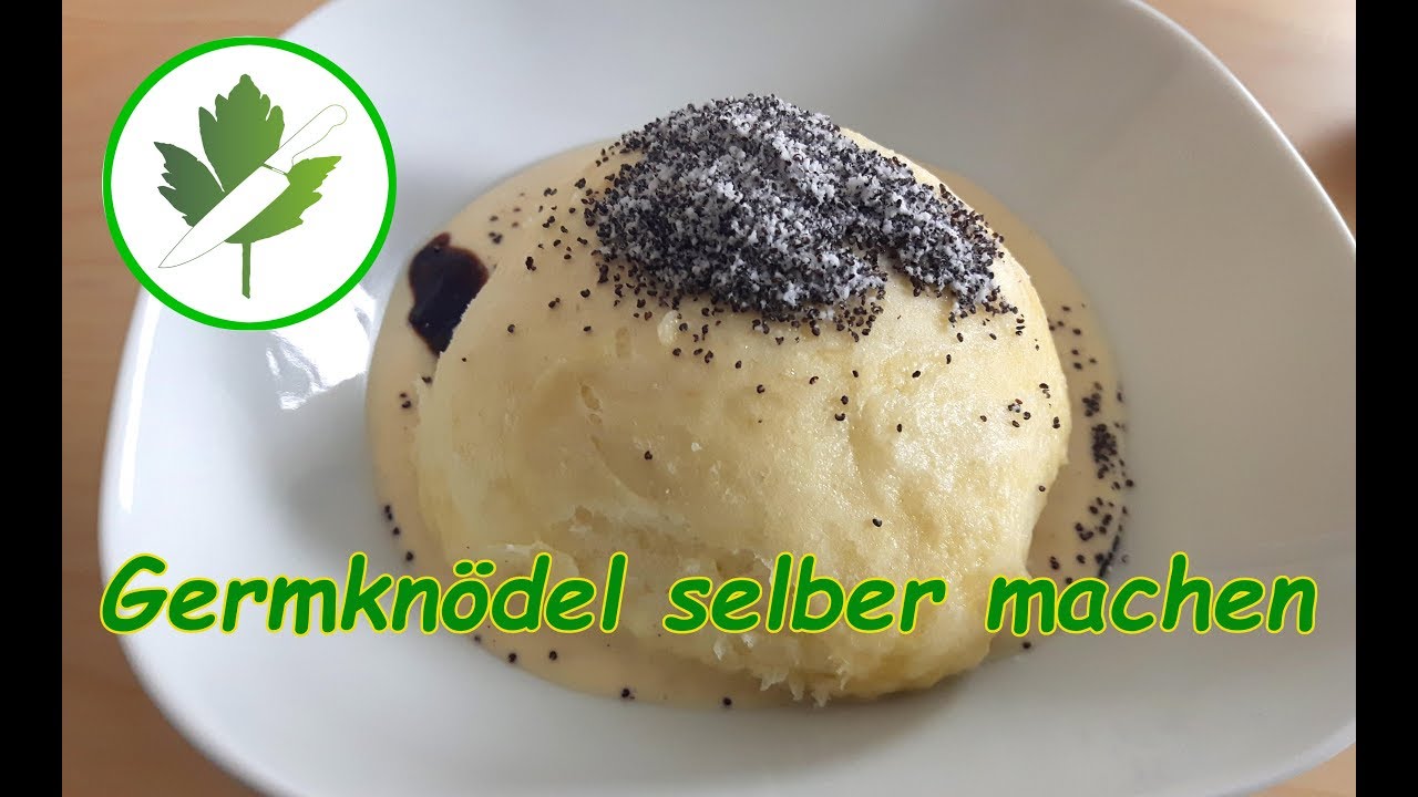 Germknödel zu Hause einfach selber machen, mit Vanillesoße