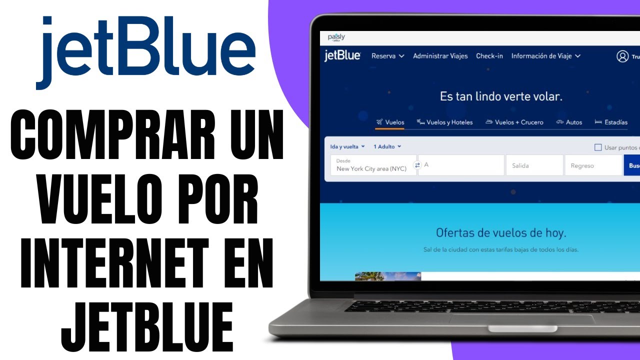 C&oacute;mo COMPRAR Un Vuelo Por Internet En jetBlue