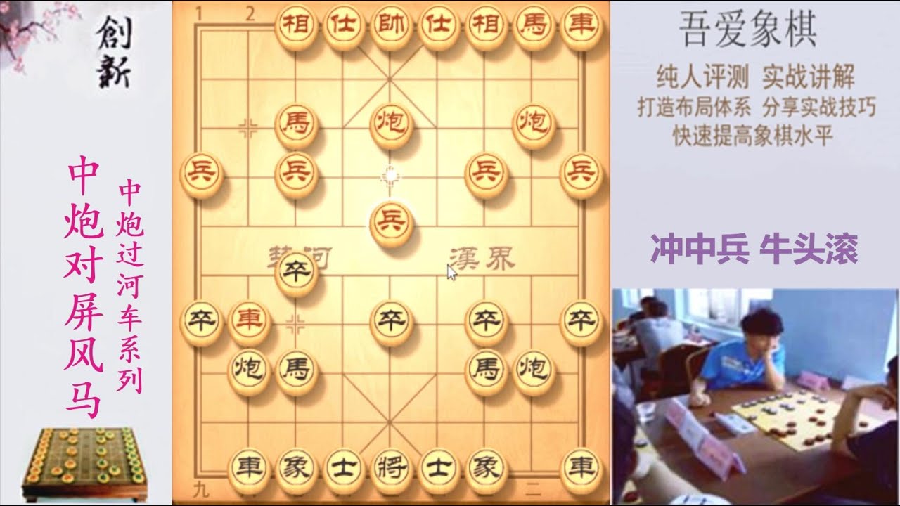 此套路对付中炮牛头滚最强应手，学会后如虎添翼，妙手打车吃死马