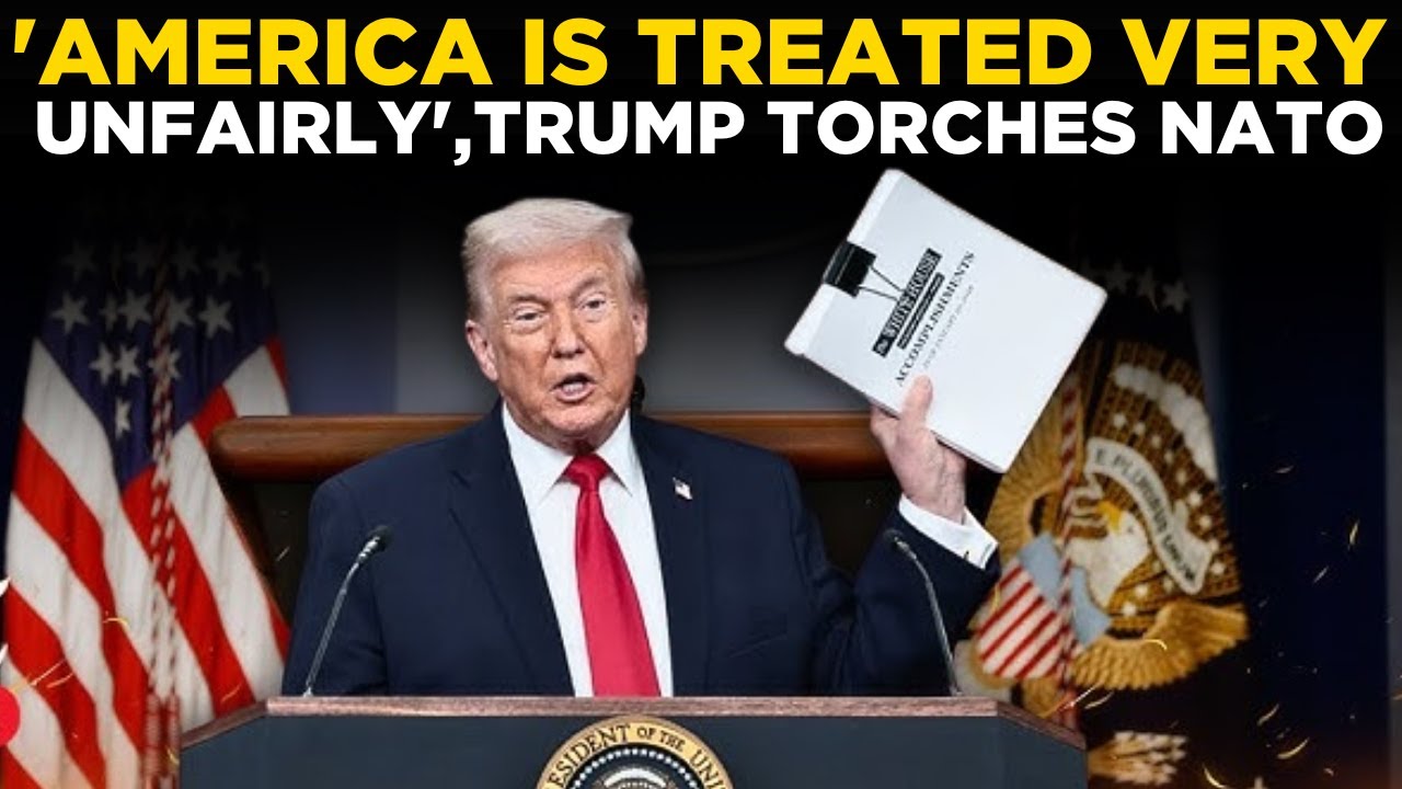 Trump Davos Speech LIVE: Trump Torches 'Unrecognizable' Europe In Scathing Davos Speech | US vs NATO