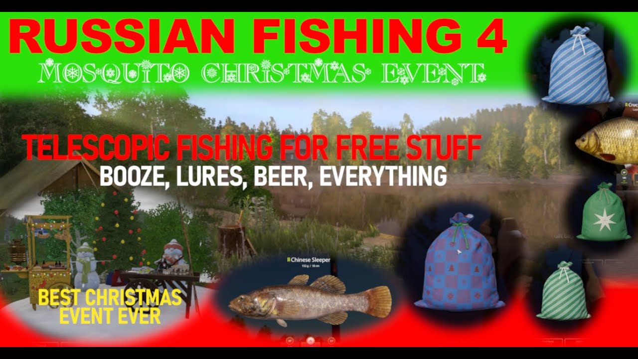 RUSSIAN FISHING 4 - 2022 CHRISTMAS EVENT SPECTACULAR - Going For Santa's Big Sacks!!!