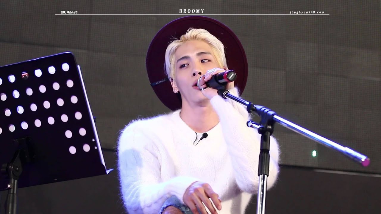150918 SHINee JongHyun guerrilla concert