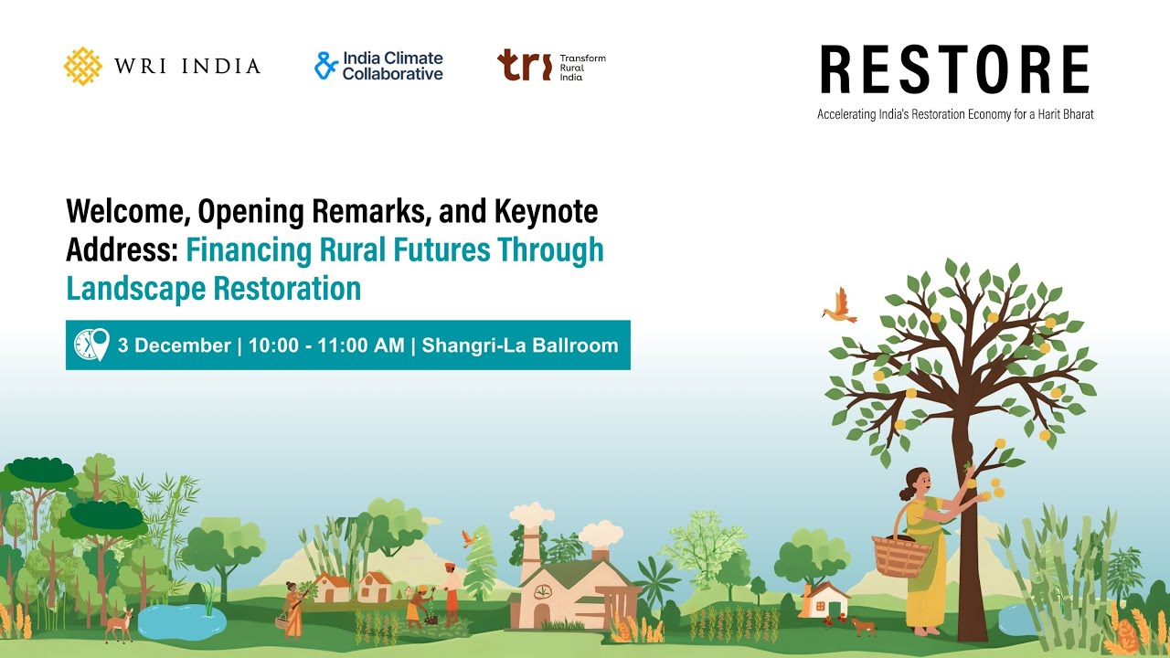 Welcome, Opening Remarks, and Keynote Address: Financing Rural Futures Through Landscape Restoration