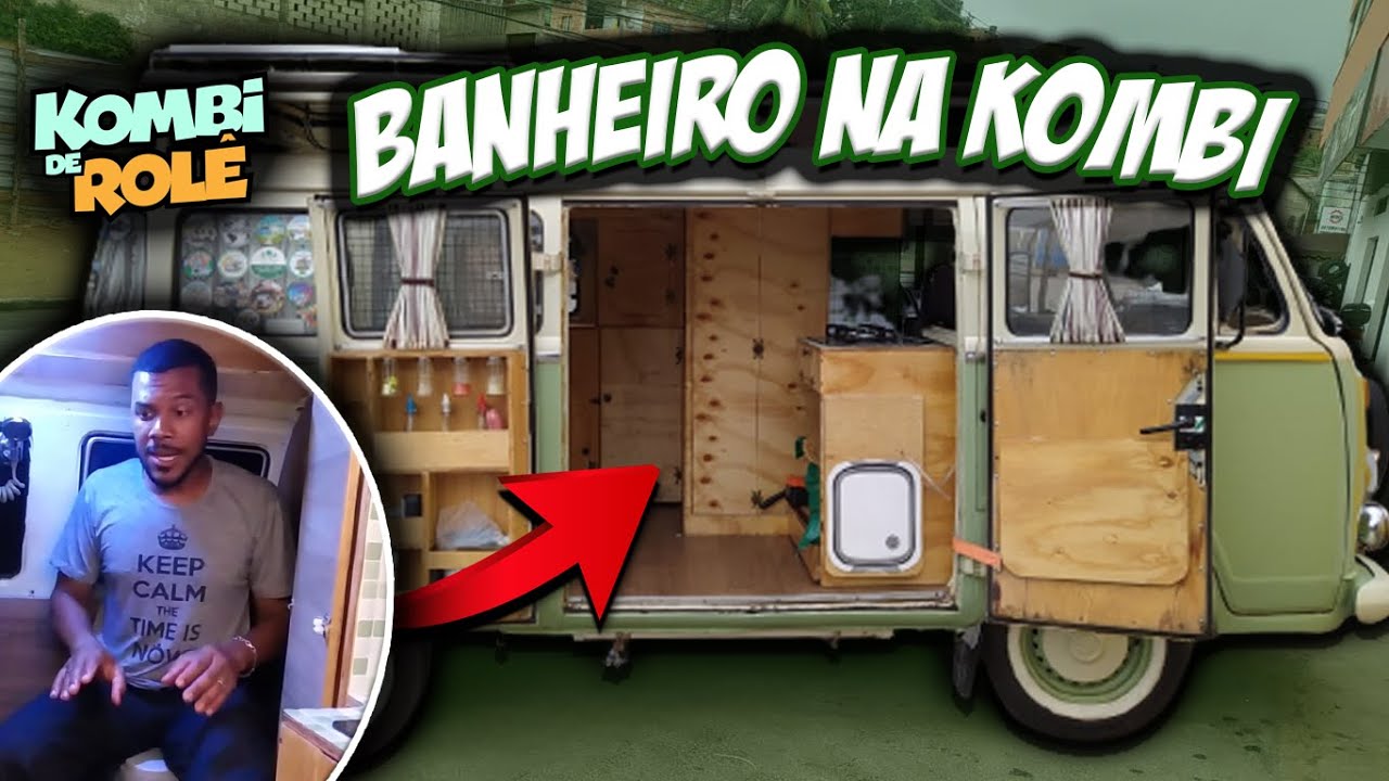 BANHEIRO DA FIONA - COMO FIZEMOS O BANHEIRO FIXO NA KOMBI #kombi #banheiro #motorhome