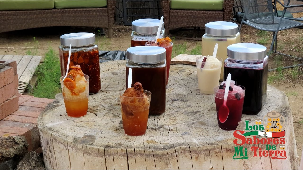 jarabes de leche, pina, guayaba, tamarindo, jamaica para raspados