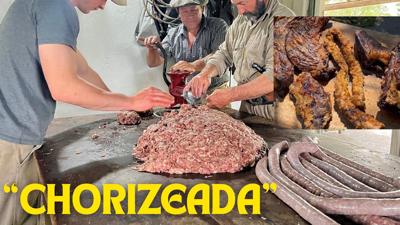 CHORIZEADA ACHURAS ASADO INFALTABLE EN UNA CARNEADA | ESTANCIA Y TRADICIÓN 