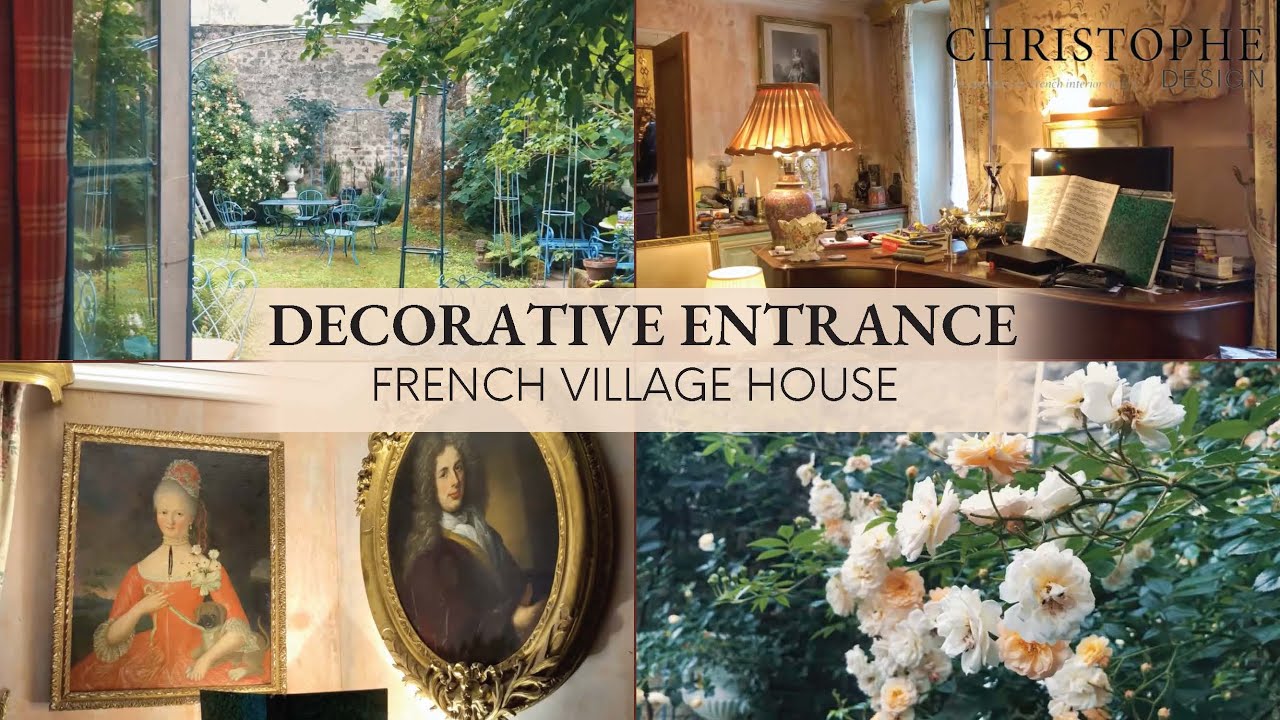 Decorative Entrance | French Village House⎮Christophe Design