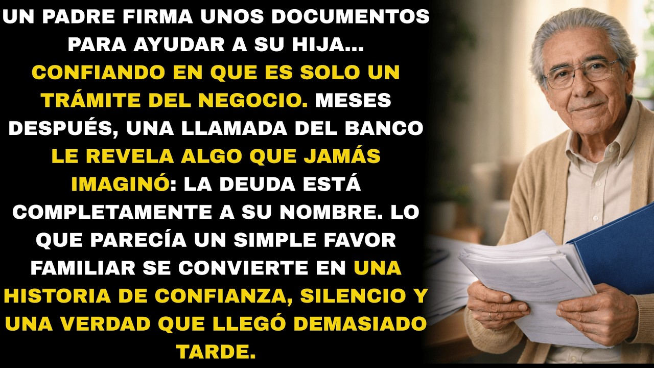 Firmé unos papeles para ayudar a mi hija… y terminé endeudado