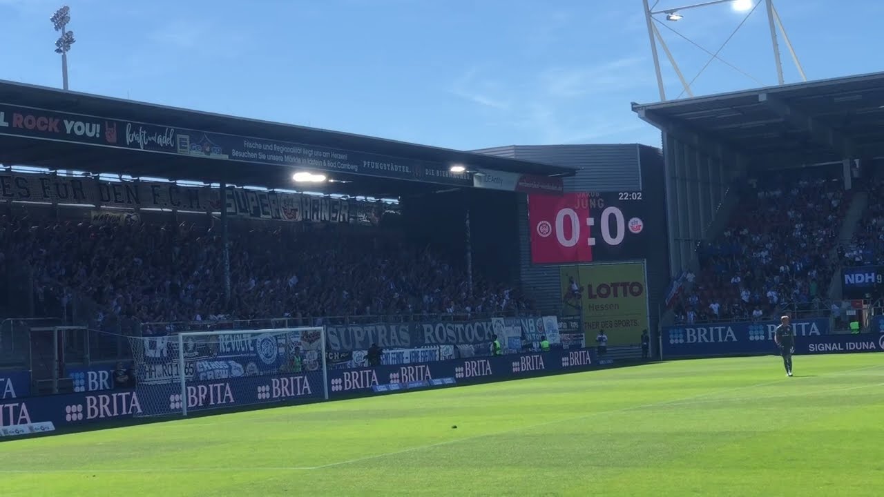 SV Wehen Wiesbaden- FC Hansa Rostock 1:0, Support FCH Fans