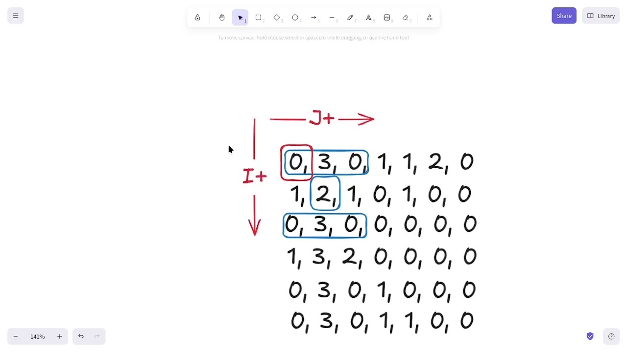 [2] Hackerrank Data Structure - 2D Array