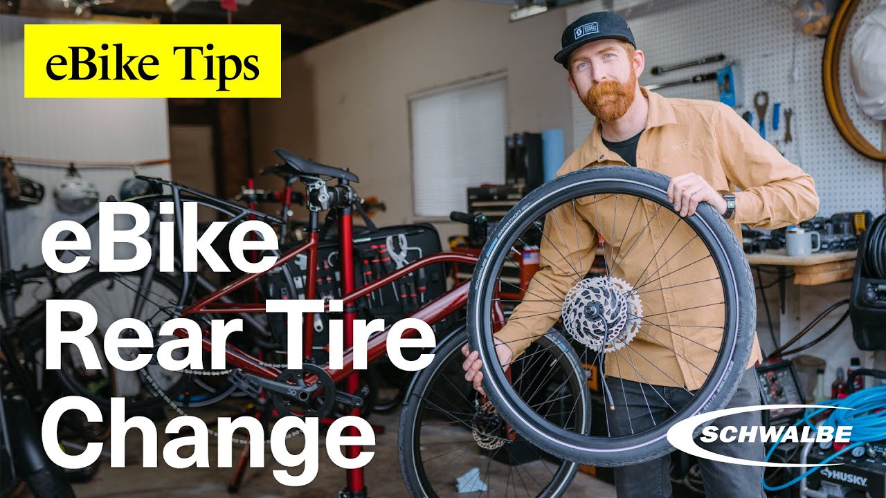 DIY eBike tips HOW TO Replace Your Rear Hub Motor Bike Tire Like a Pro 