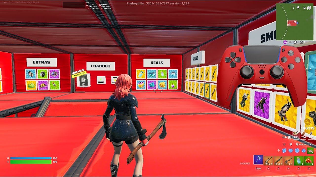 *NEW* HANA PARK SKIN Fortnite 3v3v3v3 Go Goated 🐐Zone Wars Gameplay🎮