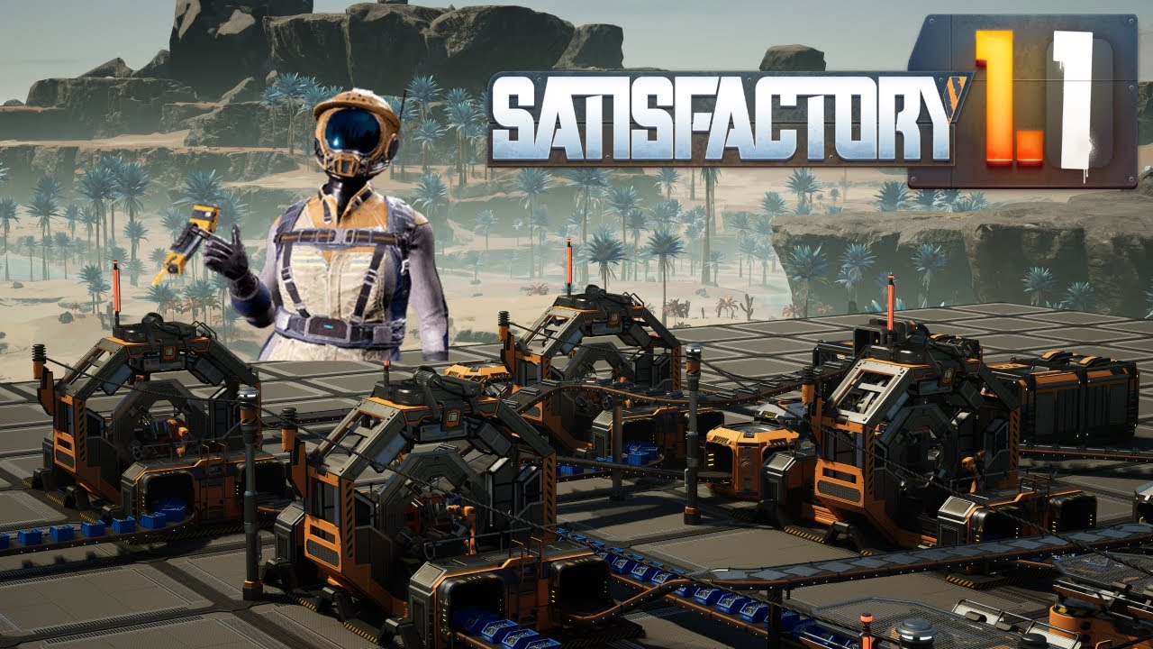 Вьём конвейерные косы. Прохождение Satisfactory. Серия 3