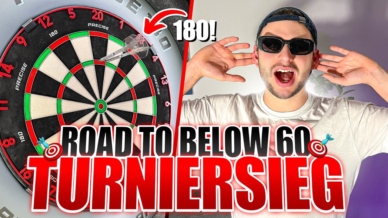 🏆🎯ROAD TO 1. BELOW 60 TURNIERSIEG + REALTALK MIT FINN😱 | Online Darts-Turniere 🏆🎯#1