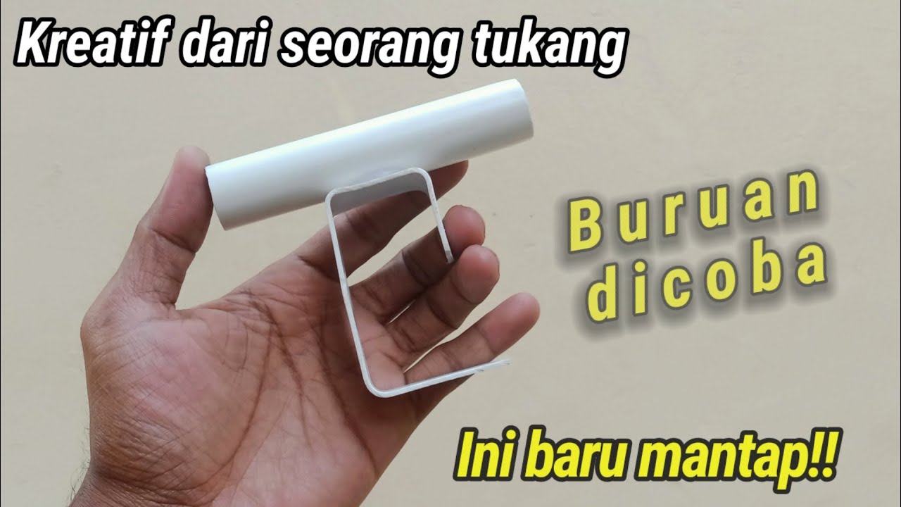 KETIKA SEORANG TUKANG MENFAATKAN POTONGAN PIPA BEKAS
