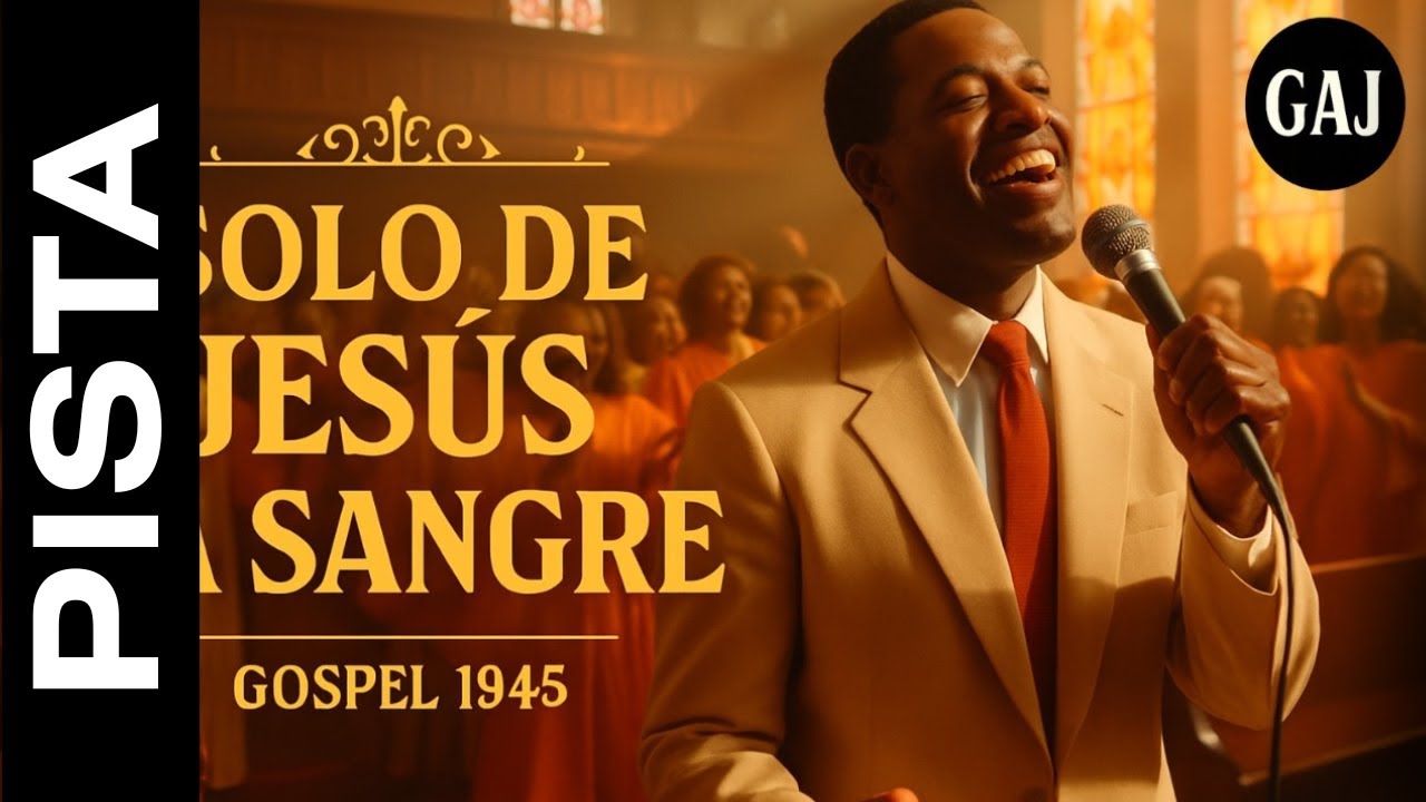 Solo de Jesús la Sangre – Gospel 1945 – Himno Antiguo (Pista Oficial) 🎹