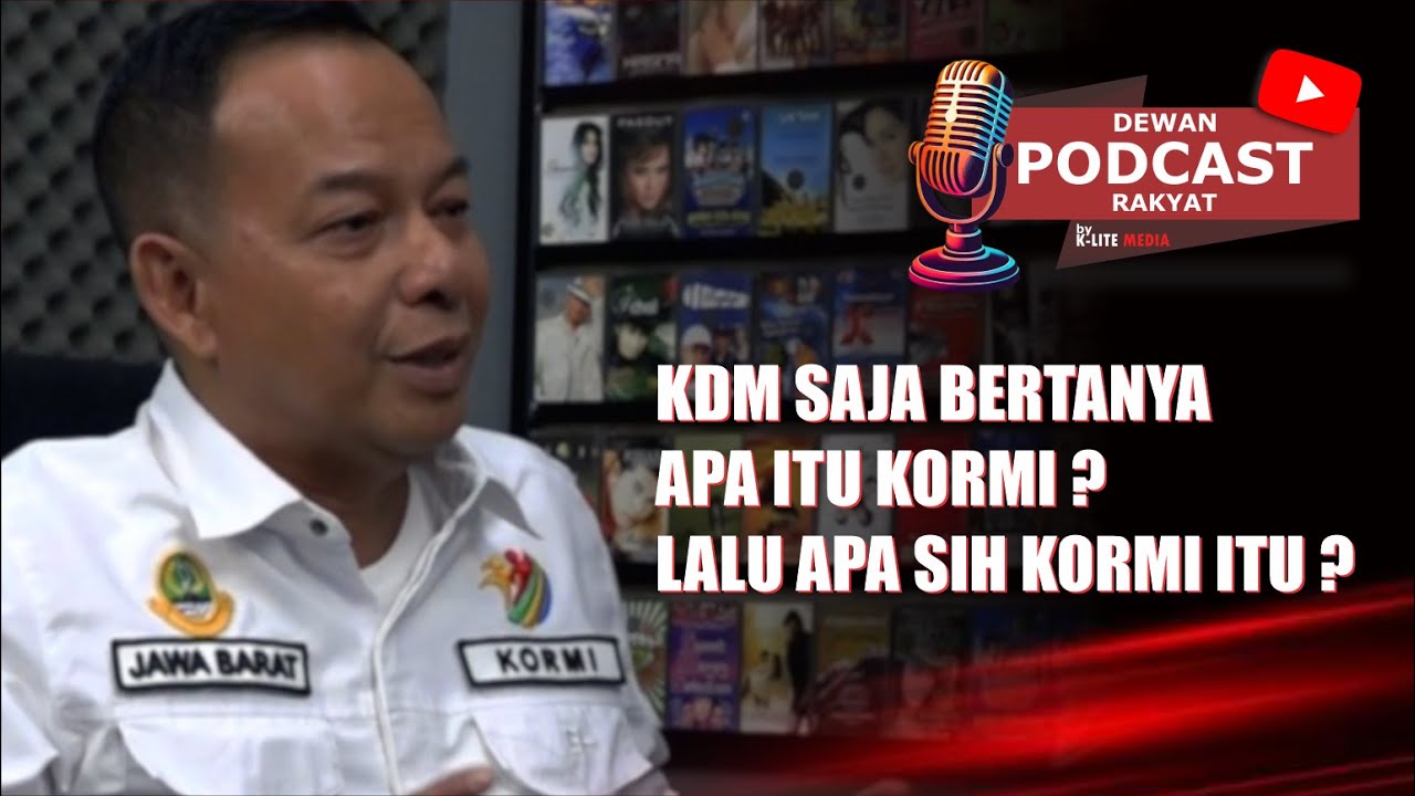 KDM Saja Sampai Tanya, Apa Itu KORMI ?, Lalu Apa Sih KORMI itu?