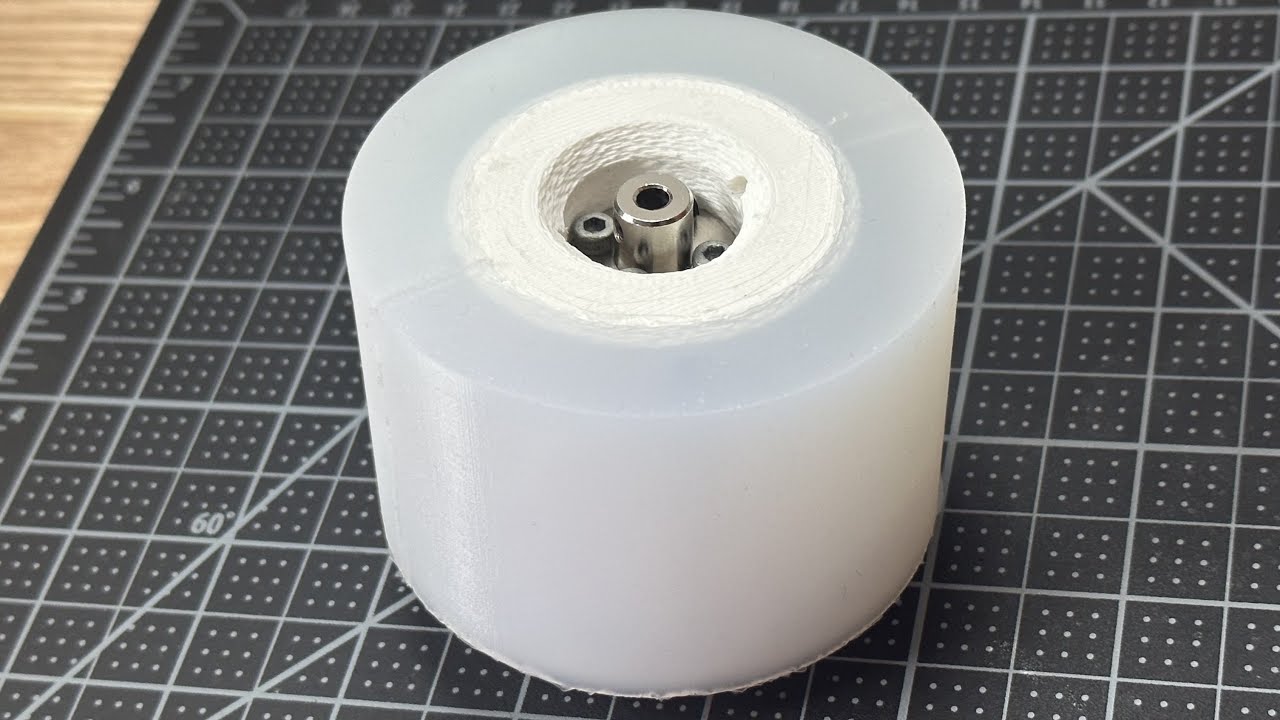 3D Printed Silicone Sumo Robot Wheel