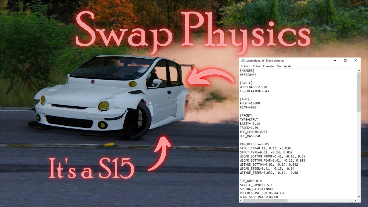 HOW to SWAP PHYSICS - Assetto  corsa