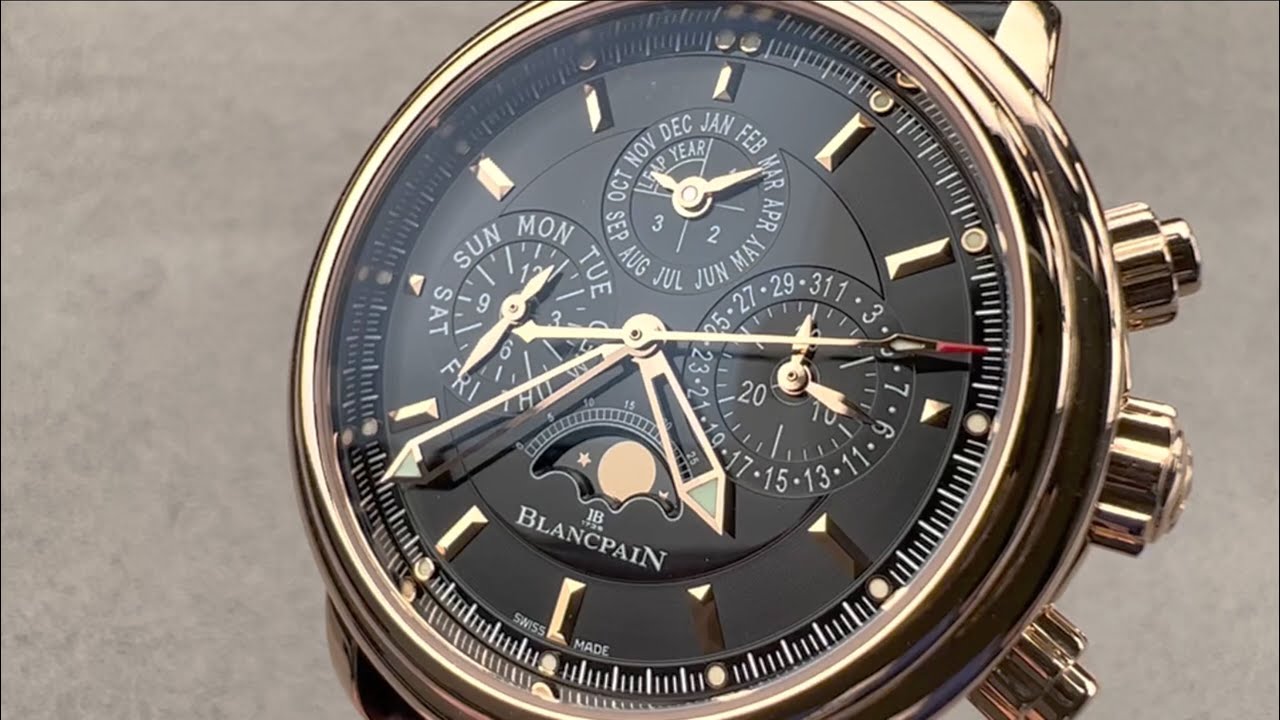 Blancpain Leman Perpetual Calendar Chronograph 2685F-3630-53B Blancpain Watch Review