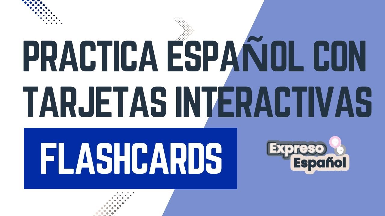 Practica español con flashcards