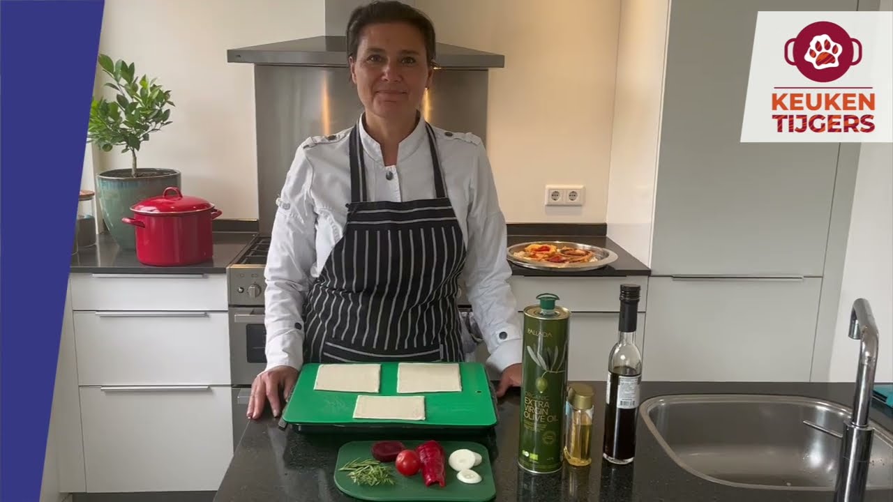 Recept: Kleurrijke groente tarte tatin van Keukentijgers