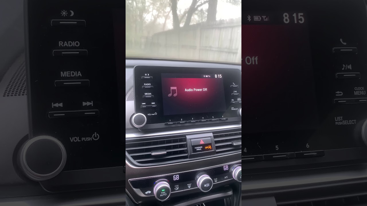 2018 Accord LX Secret Menu non-touchscreen version
