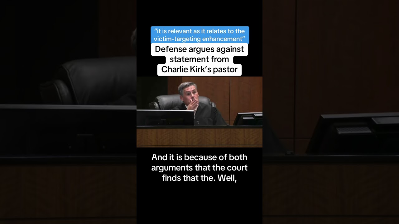 Defense Argues Against Statement From Charlie Kirk&rsquo;s Pastor