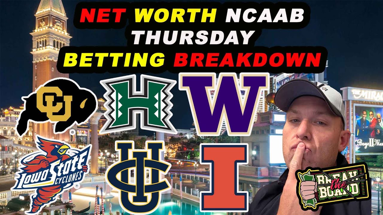 College Hoops Net Worth Thursday | Best Bets & Angles