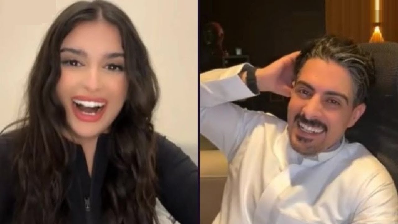 ميس دعاء و ايهاب العوني ❤️ دعاء تغني له و ايهاب ينسجم مع صوتها 😮👌💃🔥