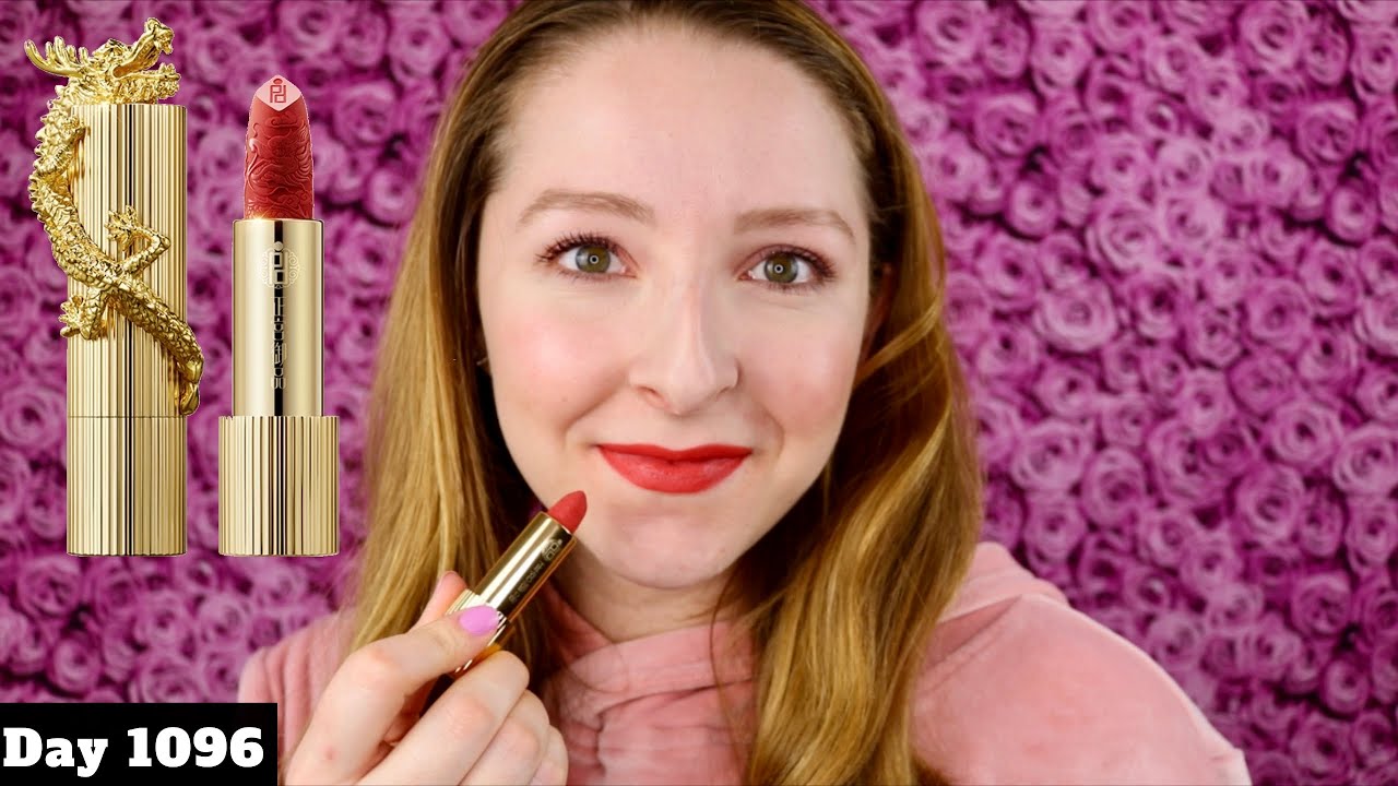 PALACE IDENTIFY DRAGON LIPSTICK SWATCH & REVIEW | The MOST Beautiful Packaging Ever!