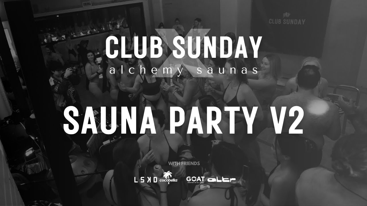 Australia's first sauna rave??