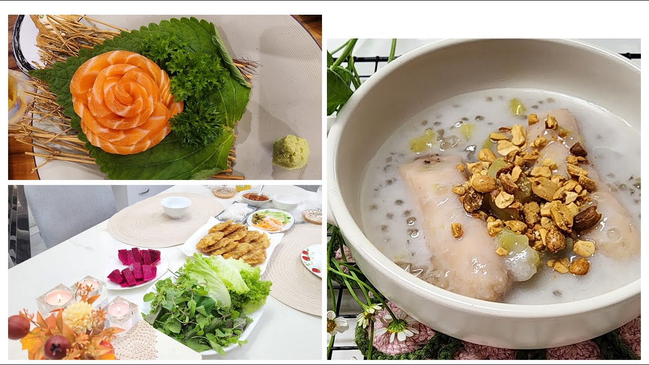 Living at a slow pace at 60 🍀: crispy fried anchovies, banana sweet soup with coconut milk, DIY.