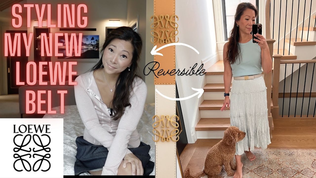 NEW LOEWE REVERSIBLE ANAGRAM BELT & STYLING IDEAS
