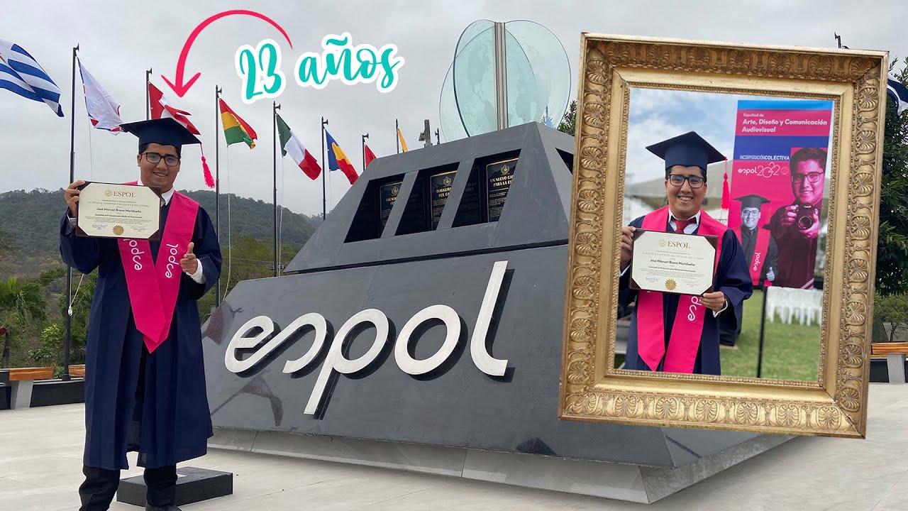 Me Gradué de la ESPOL con 23 años!