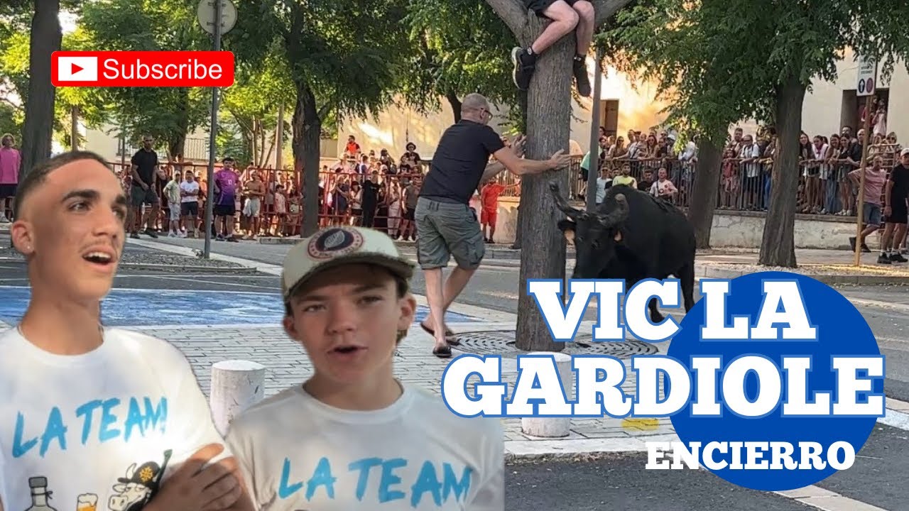 Encierro du Club Taurin ➡️ Vic la Gardiole 🇫🇷 26/07/2025 Taureaux de la Manade Du Soleil ☀️