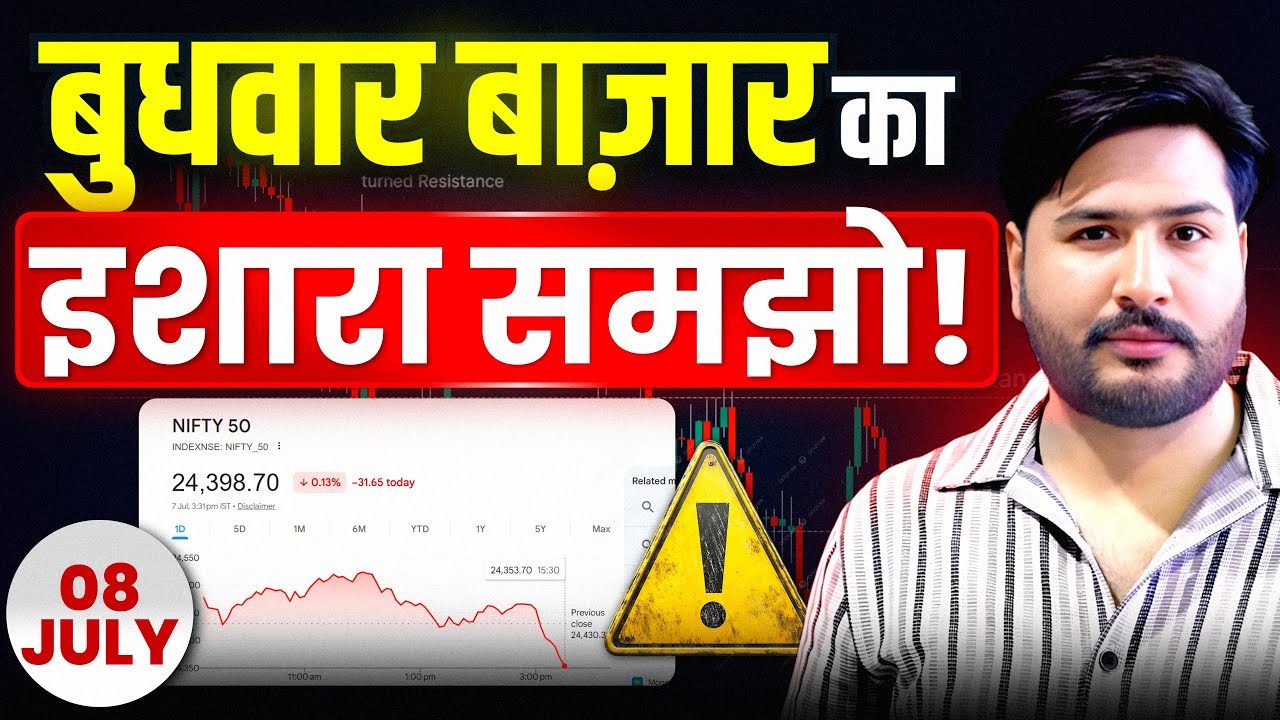 Nifty & Bank Nifty Analysis for Wednesday | 8 July 26 | Bank NIFTY Tomorrow #nifty 