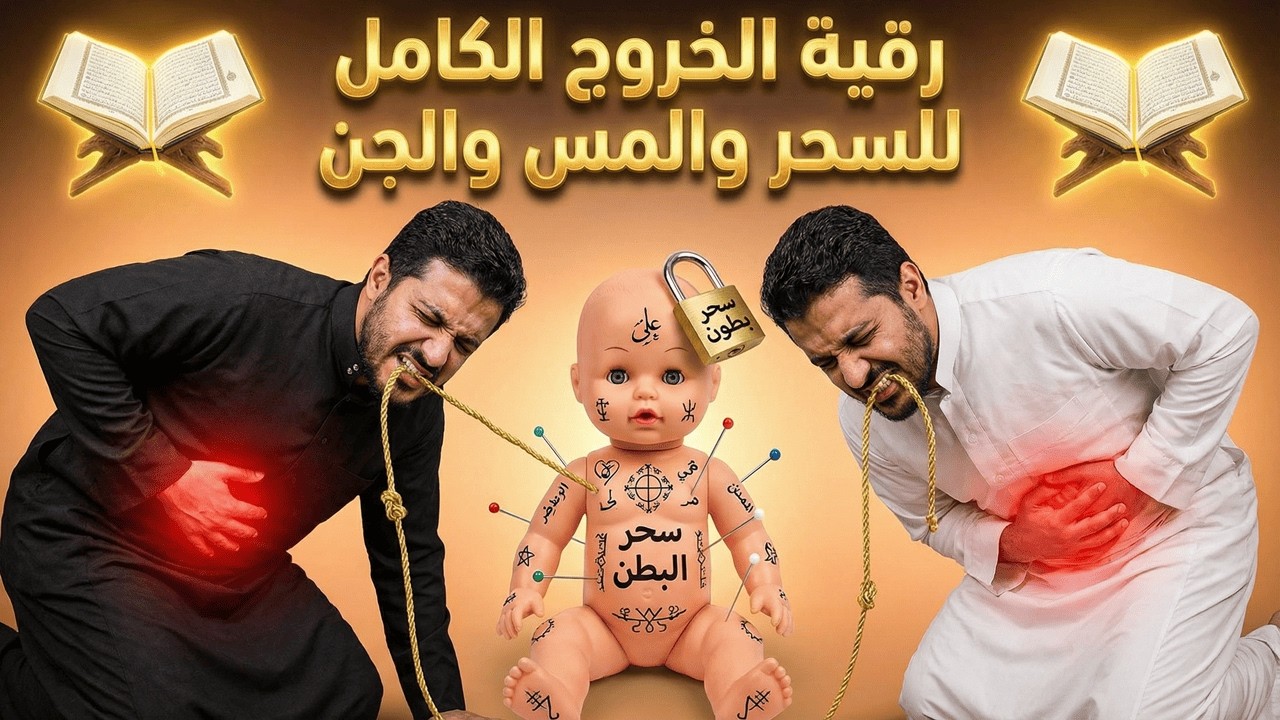 رقية الخروج الكامل للسحر والعين والجن العاشق الرقية التى ابطلت سحر شياطين الانس  والجن واخرجت الجن